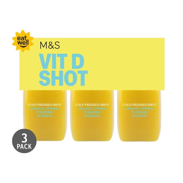 M&amp;amp;S Vitamin D Juice Shot   3 x 100ml