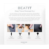 MAGNITONE BeatIt Deep Tissue Massage Gun Pink