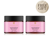 Soin rafraîchissant pour les lèvres Dr Botanicals Natural Lip Refresh au sucre 50 ml x 2