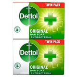 Savon antibactérien pour les mains Dettol Original, pain de 2 x 100 g