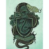 Impression sur toile Harry Potter Serpentard (80 cm x 60 cm)