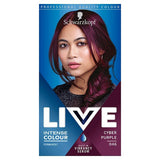 Coloration permanente violette intense LIVE Cyber ​​Purple