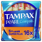 Tampons Tampax Pearl Compak Super Plus avec applicateur x16