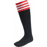 Chaussettes de football Euro Kids à rayures (3-6)