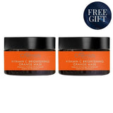 SkinChemists Masque éclaircissant à la vitamine C et à l'orange, lot de 50 ml