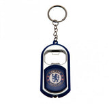 Porte-clés Chelsea FC, lampe torche, ouvre-bouteille