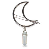 Myga Crystal Moon Hair Clip