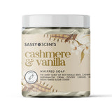 Savon fouetté cachemire et vanille Sassy Scents 115 g