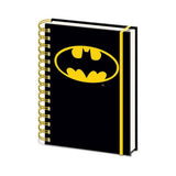 Carnet à spirale A5 avec logo Batman de DC Comics
