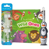 Coffret cadeau de brosses à dents pour enfants Brush Baby WildOnes™ Pingouin