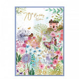 Simon Elvin Isabal Garden Butterflies 70e anniversaire Carte (Paquet de 6)