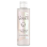 Venus pour poils pubiens, nettoyant et gel à raser 2 en 1, 190 ml