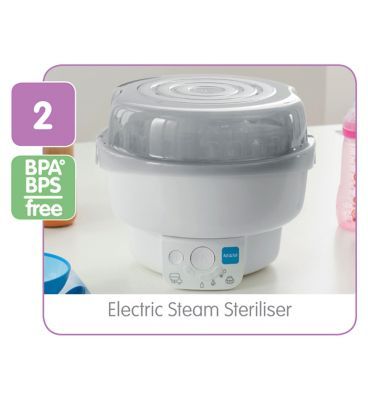 Mam 6 in 1 Electric Steriliser and Bottle Warmer