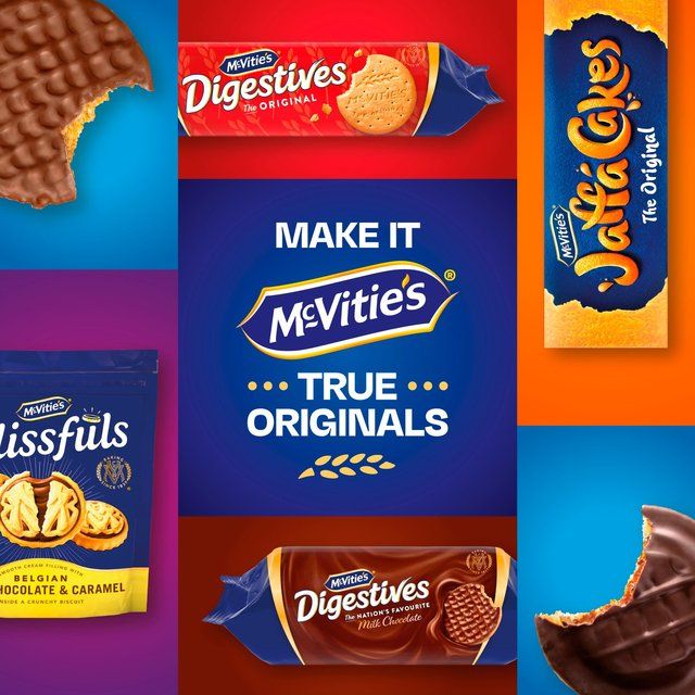 McVitie's Blissfuls Belgian Milk Chocolate &amp;amp; Caramel Biscuits   172g