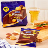 McVitie's Chocolate Digestive Mini's Multipack Biscuits   5 x 19g