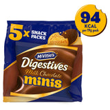 McVitie's Chocolate Digestive Mini's Multipack Biscuits 5x95g