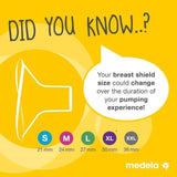 Medela Medium Contact Nipple Shields with Case   2 per pack
