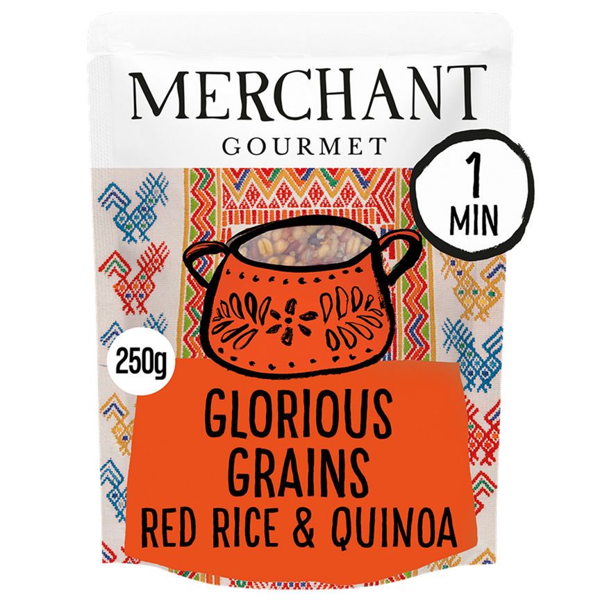Merchant Gourmet Glorious Grains with Red Rice &amp;amp; Quinoa Cooked 250g
