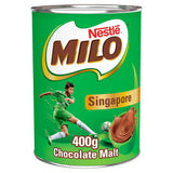 Poudre à boire instantanée au chocolat malté Milo, boîte de 400 g