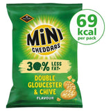 Mini Cheddars 30% Less fat Gloucester &amp;amp; Chive   115g