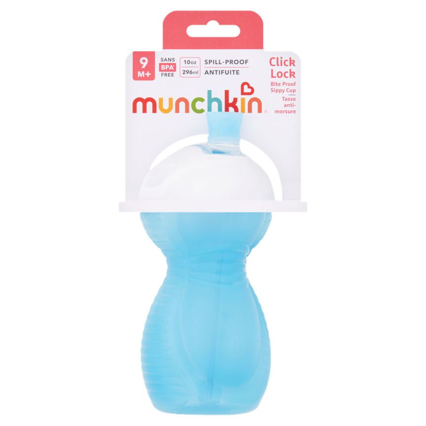 Munchkin Reinforced Chew Proof Colour Band Sippy 296ml 9m+