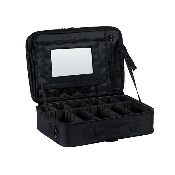 Nanshy Large Travel Makeup Bag Case Organiser with Mirror