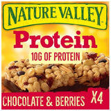 Barres de céréales protéinées Nature Valley Chocolat et Baies 4 x 40 g
