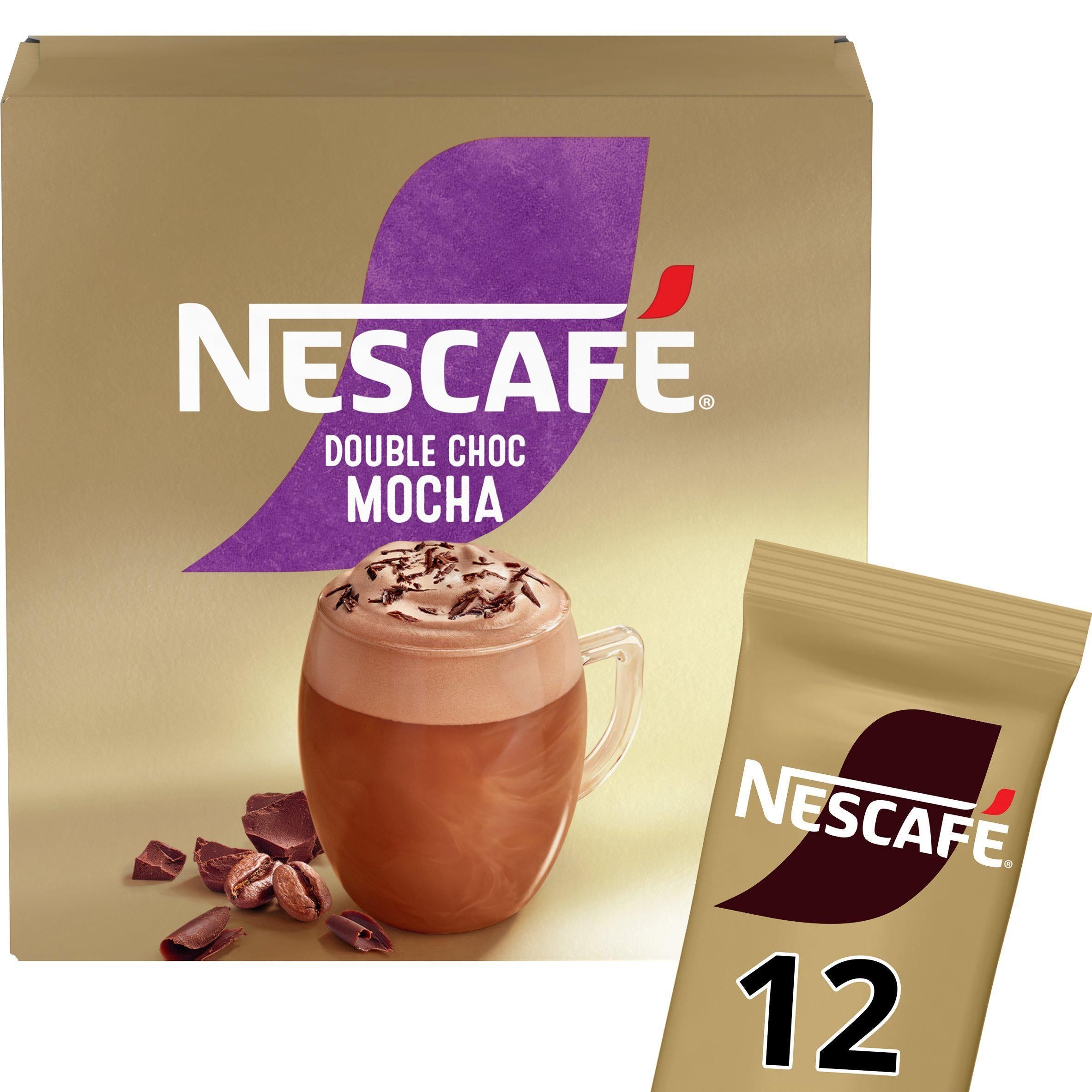 Nescaf&amp;eacute; Gold Double Choc Mocha Sachets 12x20.9g