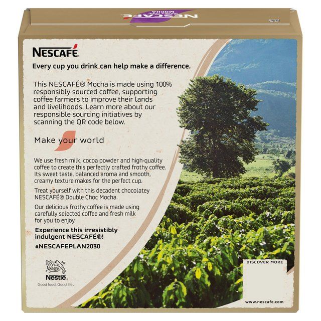 Nescafe Gold Double Choc Mocha Instant Coffee Sachets   12 per pack