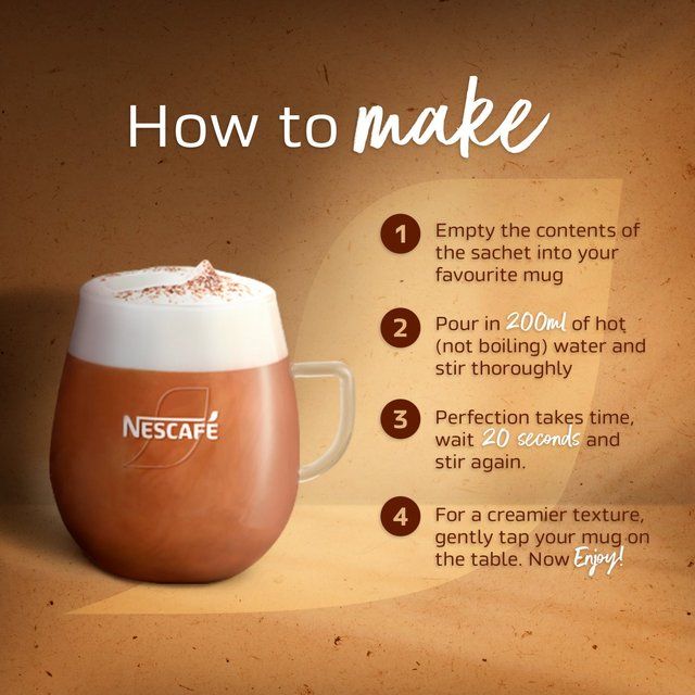 Nescafe Gold Double Choc Mocha Instant Coffee Sachets   12 per pack