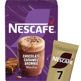 Nescafe Gold Frothy Coffee Chocolate Caramel Brownie Iced 7 sachets   6 x 149g