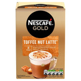 Nescafe Toffee Nut Latte Instant Coffee 8 Sachets   8 per pack Default Title