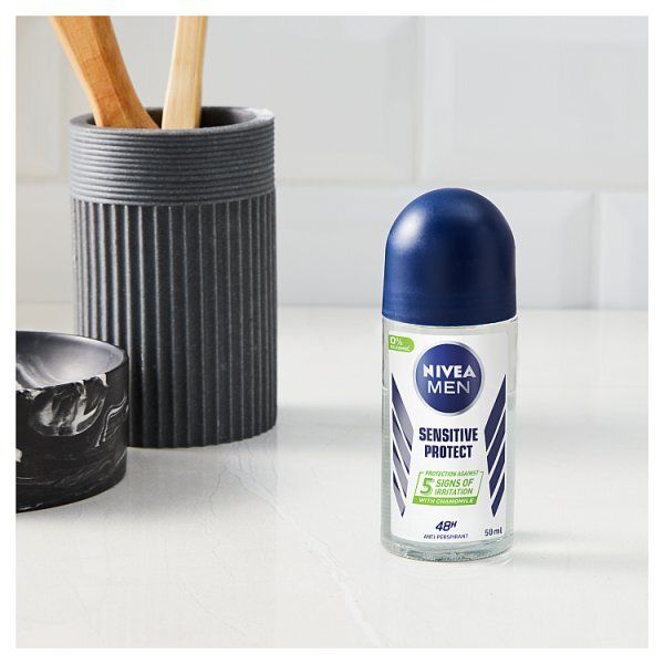NIVEA MEN Antiperspirant Deodorant Roll-On Sensitive Protect