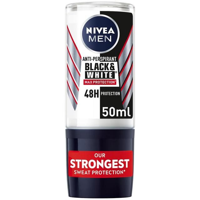 NIVEA MEN Black &amp;amp; White Max Protect Anti-Perspirant Deodorant Roll-On    50ml