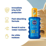 NIVEA SUN Cooling Suncream Spray SPF30 Protect&amp;amp;Refresh 200ml