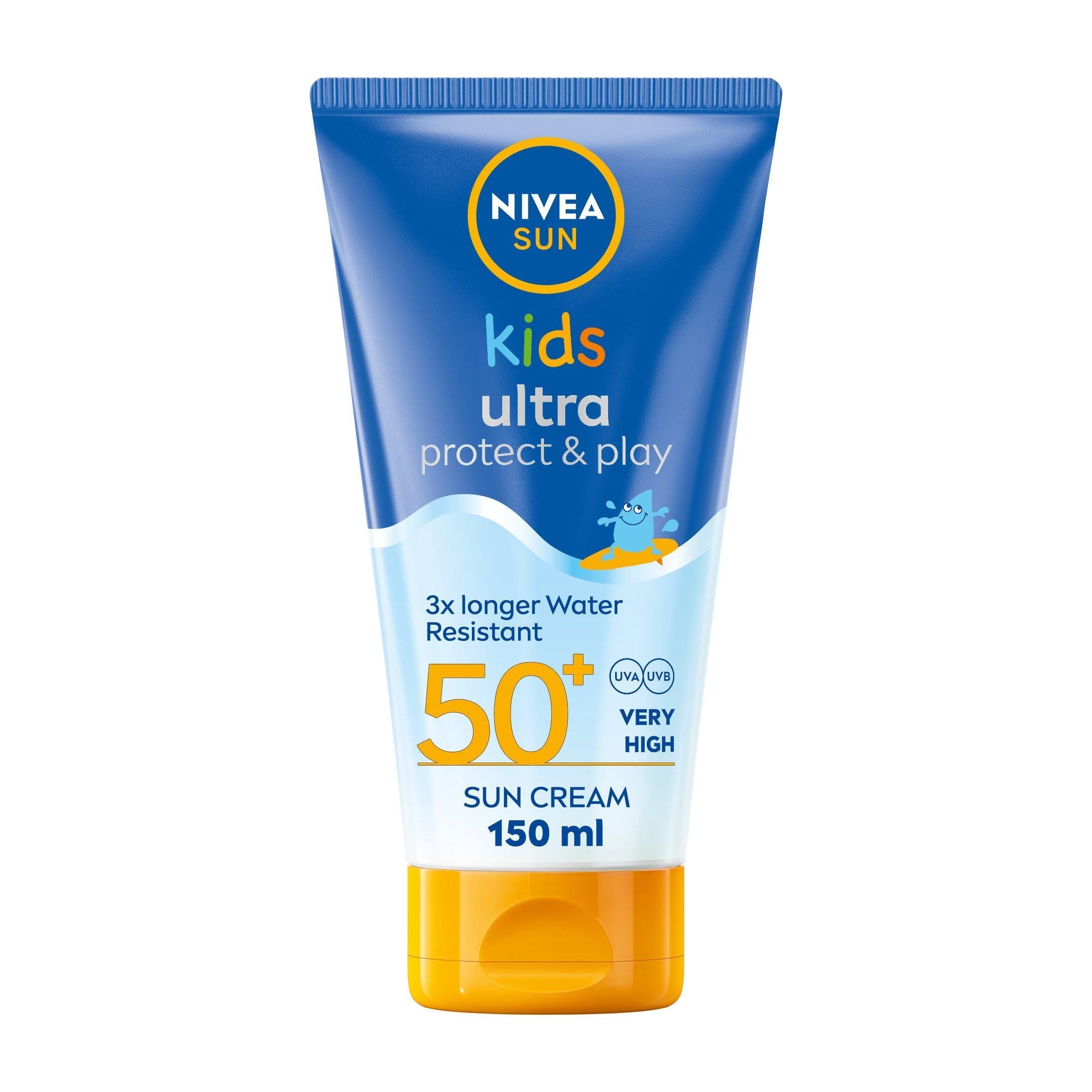 Nivea Sun Kids Ultra Protect &amp;amp; Play Sun Cream Lotion SPF50+ 150ml