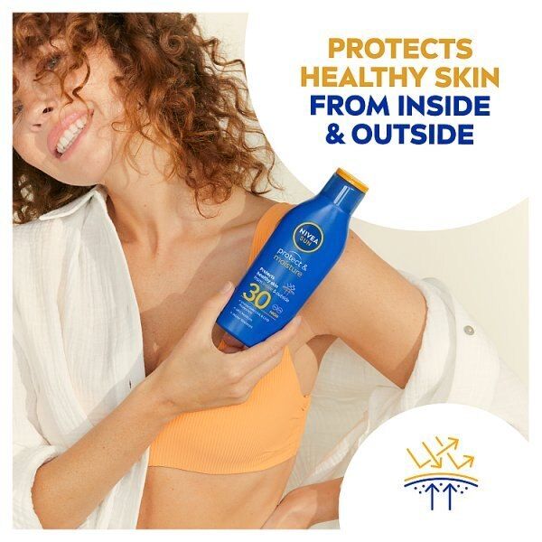 NIVEA SUN Suncream Lotion Protect &amp;amp; Moisture SPF30 200ml