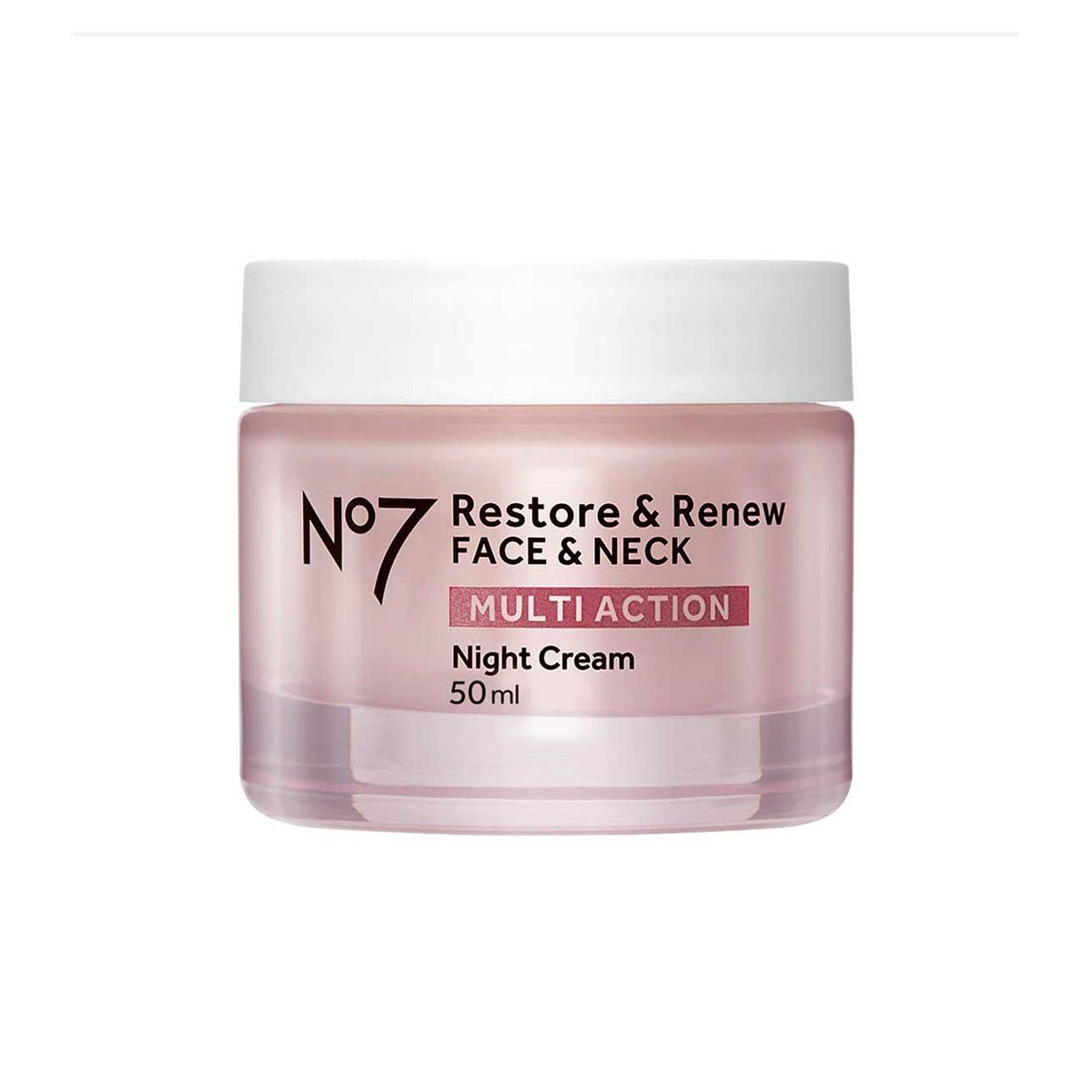 No7 Restore &amp;amp; Renew Face &amp;amp; Neck MULTI ACTION Night Cream 50ml Enhanced Formula