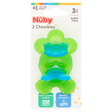 Nuby Chewbies 2 Extra Soft Silicone Teethers 3m+