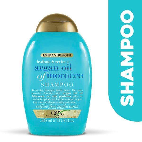 OGX Hydrate &amp;amp; Revive+ Argan Oil Extra Strength Shampoo 385ml