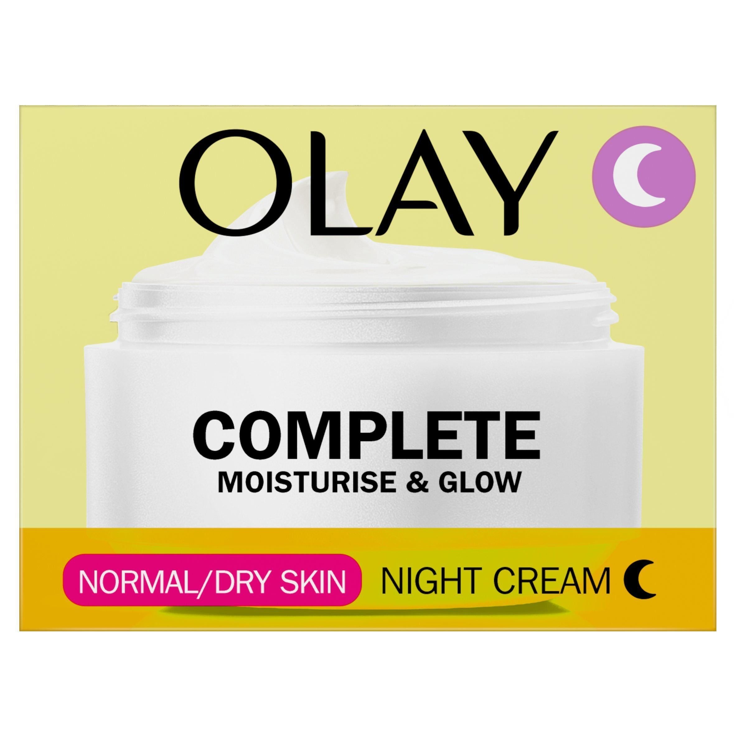 Olay Complete Moisturise &amp;amp; Glow Night Cream For Healthy Glowing Skin 50ml