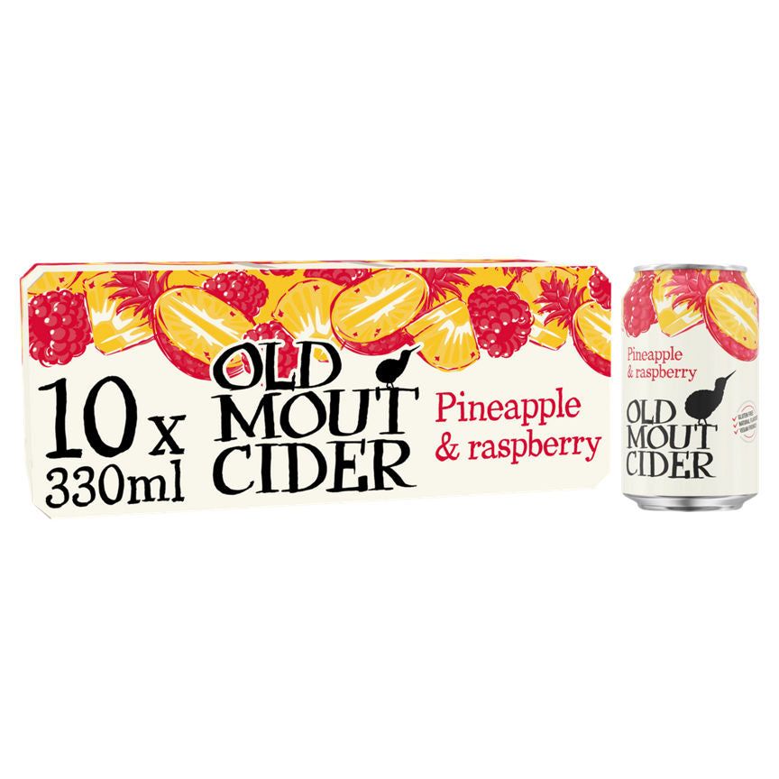 Old Mout Cider Pineapple &amp;amp; Raspberry 10 x 330ml Cans