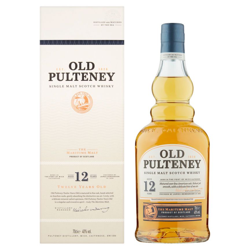Old Pulteney Single Malt Scotch Whisky 12 Years Old