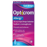 Gouttes oculaires Opticrom contre les allergies 10 ml