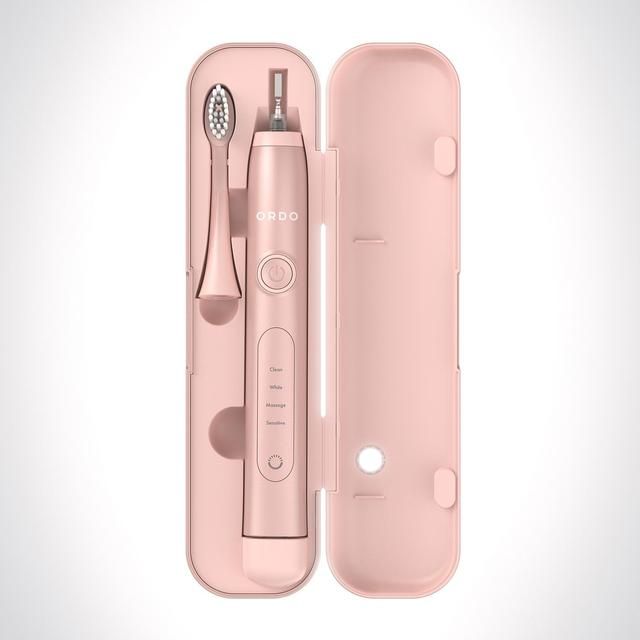 Ordo Sonic+ Toothbrush &amp;amp; Charging Travel Case - Rose Gold