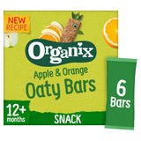 Organix Apple &amp;amp; Orange Soft Oaty Bars 12+ Months 6x23g