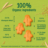 Organix Mini Gingerbread Men Organic Toddler Snack Biscuits Multipack   5 x 20g