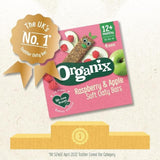Organix Raspberry &amp;amp; Apple Organic Soft Oaty Bars Toddler Snack Multipack   6 x 23g