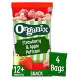 Organix Strawberry &amp;amp; Apple Puffcorn 40g (4x10g)