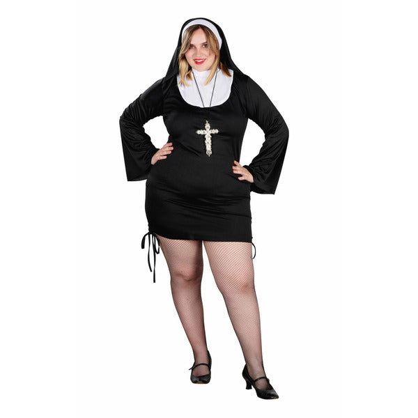 Orion Costumes Adult Plus Size Sexy Nun Plus 4XL